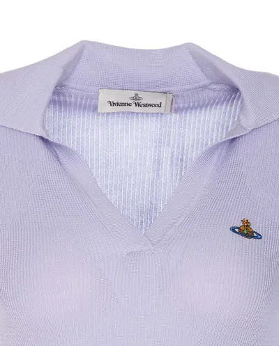 Shop Vivienne Westwood T-shirts And Polos In Purple