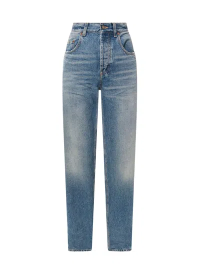 Shop Saint Laurent Jeans In Blu