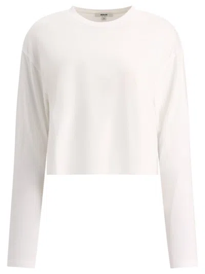 Shop Agolde "mason" T-shirt In White
