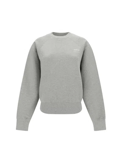 Shop Ami Alexandre Mattiussi Ami Paris Sweatshirts In Heather Ash Grey
