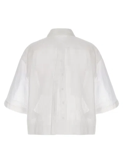 Shop Brunello Cucinelli Semi-sheer Shirt In White