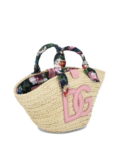 Shop Dolce & Gabbana "kendra" Handbag In Beige