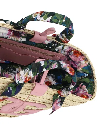 Shop Dolce & Gabbana "kendra" Handbag In Beige