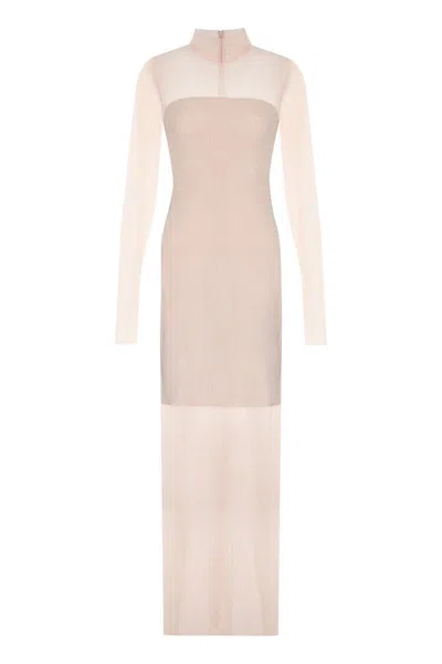 Shop Givenchy Lace Dress In Pink