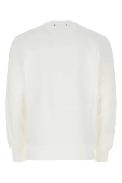 Shop Golden Goose Deluxe Brand Sweatshirts In Vintagewhite
