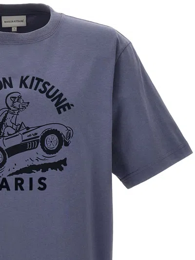 Shop Maison Kitsuné Maison Kitsune T-shirt In Blue