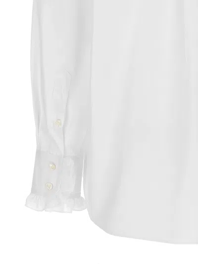 Shop Stella Mccartney Ruffles Shirt In White
