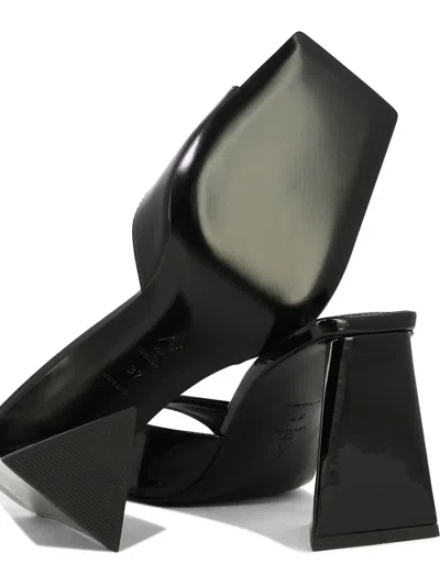 Shop Attico The  "mini Devon" Sandals In Black