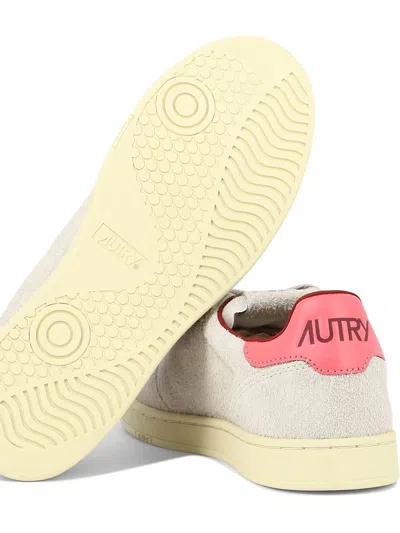 Shop Autry "med Low" Sneakers In White