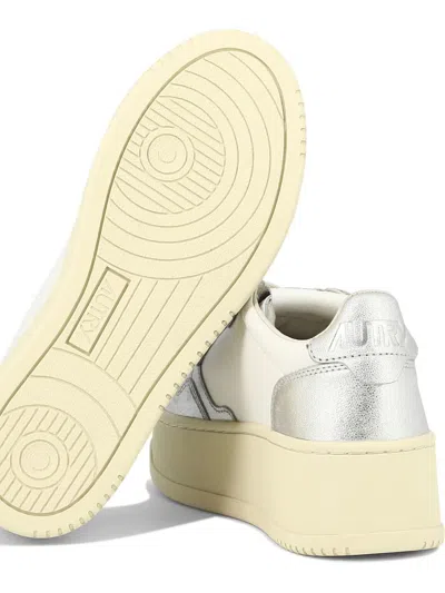 Shop Autry "medalist Platform" Sneakers In Silver