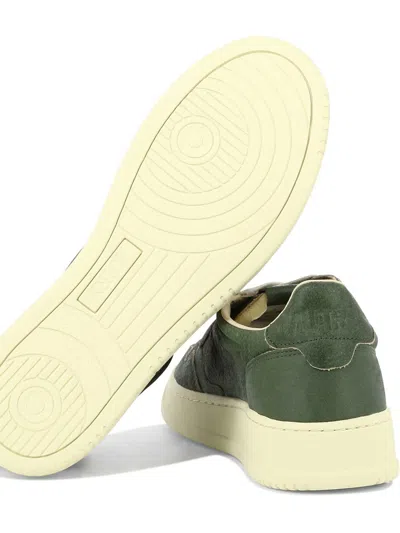 Shop Autry "medalist" Sneakers In Green