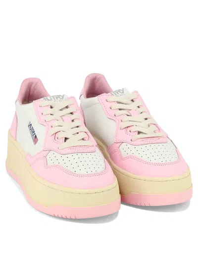 Shop Autry "platform Medalist" Sneakers In Pink