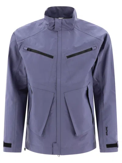 Shop Gr10k "3l Vega Microsquare" Jacket In Blue