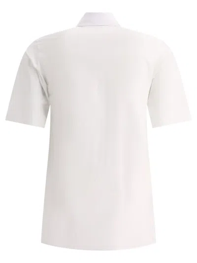 Shop Maison Margiela Pointed Collar Shirt In White
