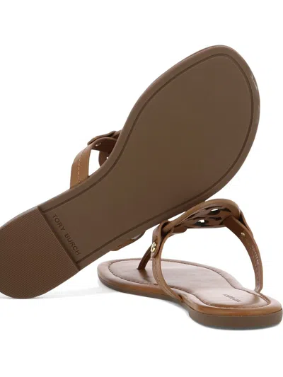 Shop Tory Burch "miller" Sandals In Brown