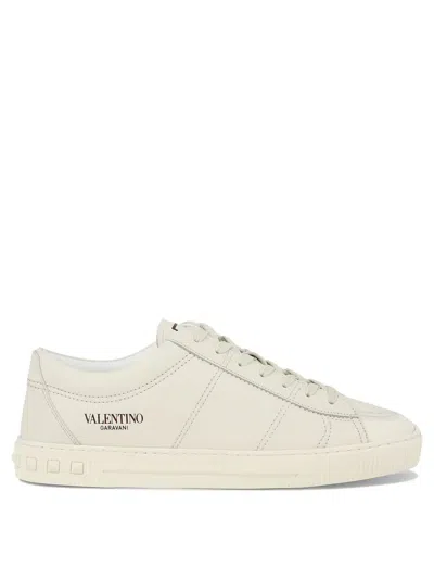 Shop Valentino Garavani "cityplanet" Sneakers In White