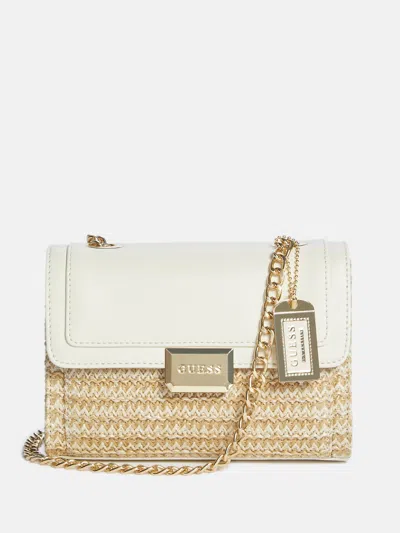 Shop Guess Factory Whitney Wallet-on-a-string In White