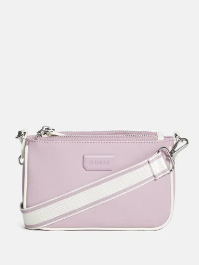 Shop Guess Factory Whitney Crossbody In Blue