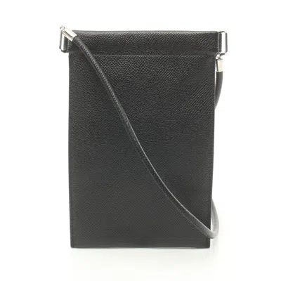 Shop Maison Margiela Smartphone Case Shoulder Bag Leather In Black