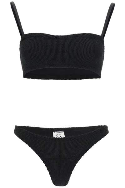 Shop Hunza G . Gigi Bikini Set In Black