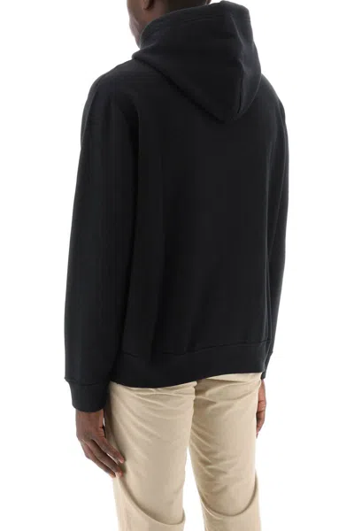 Shop Polo Ralph Lauren Hoodie In Fleece-back Cotton In Black