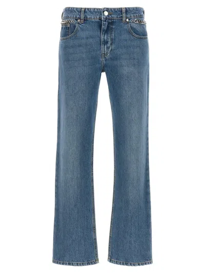 Shop Stella Mccartney Falabella Jeans In Blue