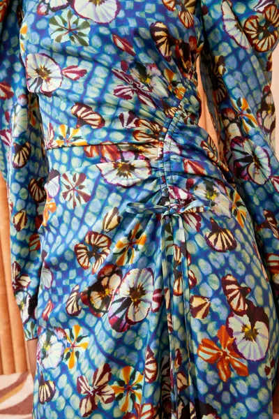 Shop Ulla Johnson Amalie Dress In Azul