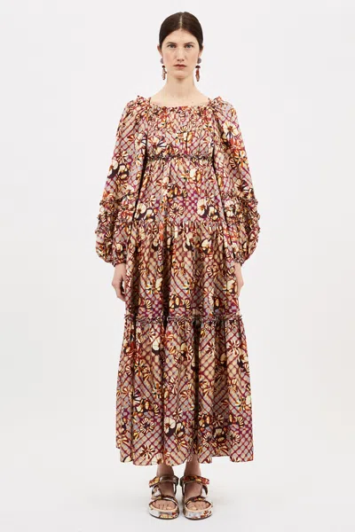 Shop Ulla Johnson Anastasia Gown In Pansy