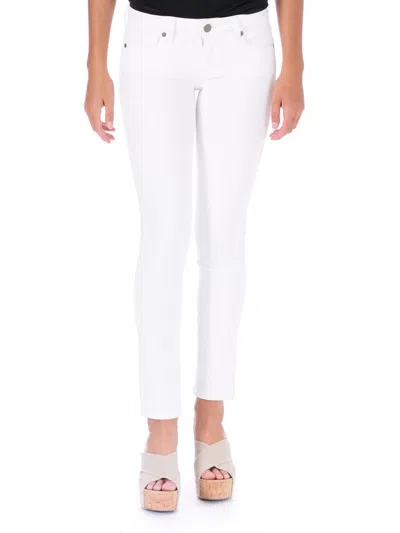 Shop Paige Skyline Womens Denim Ankle Skinny Jeans In White