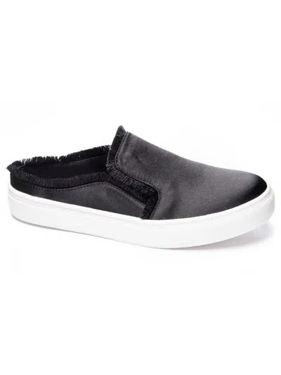 Dirty Laundry Miss Jaxon Womens Faux Fur Slip On Mules In Black