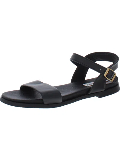 Steve Madden Dina Womens Ankle Flat Sandals In Black
