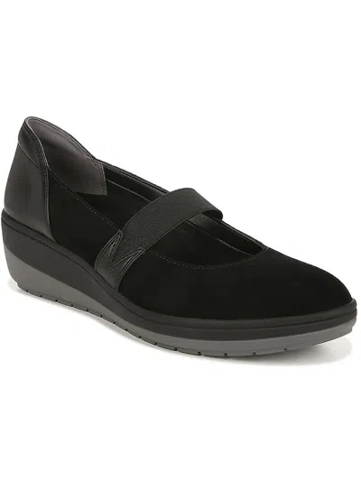 Shop Vionic Juddie Womens Faux Suede Slip On Mary Janes In Black