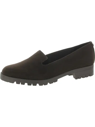 EASY SPIRIT GEVA 2 WOMENS FAUX SUEDE LUGGED SOLE LOAFERS 