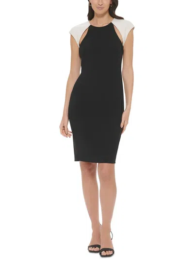 Shop Calvin Klein Womens Work Above-knee Wear To Work Dress In Multi