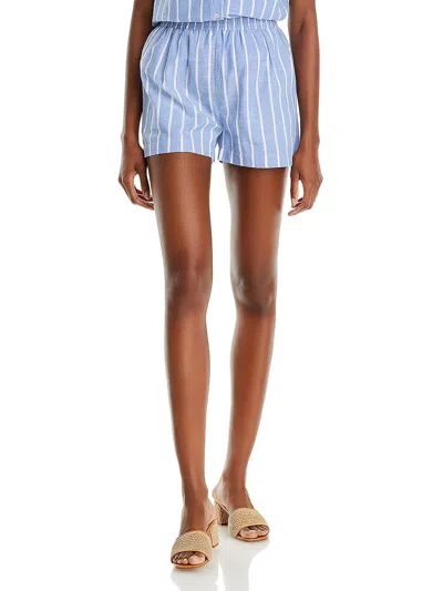 Shop Aqua Womens High Rise Short Casual Shorts In Blue