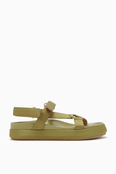 Shop Ulla Johnson Astra Sport Sandal In Olive