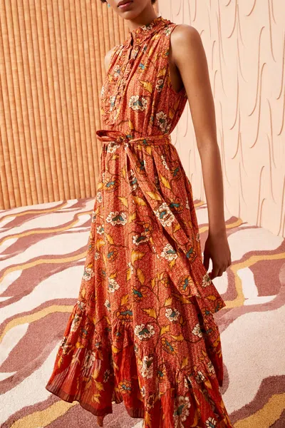Shop Ulla Johnson Beverly Dress In Amaryllis