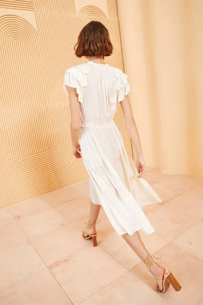 Shop Ulla Johnson Blaire Dress In Blanc