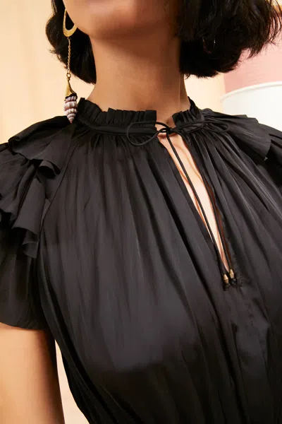 Shop Ulla Johnson Blaire Dress In Noir
