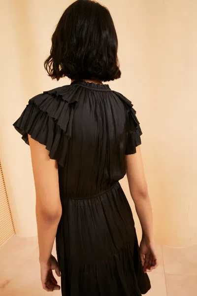 Shop Ulla Johnson Blaire Dress In Noir