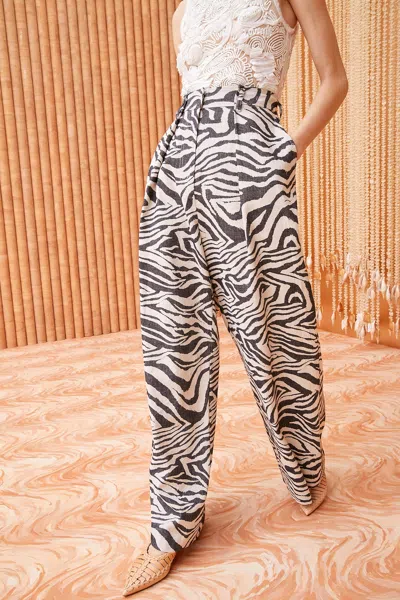 Shop Ulla Johnson Cai Pant In Zebra
