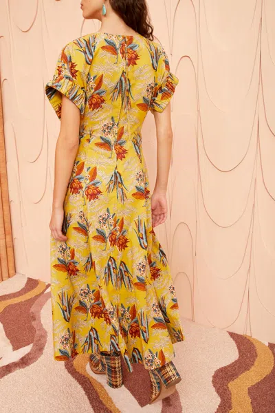 Shop Ulla Johnson Devon Dress In Marigold