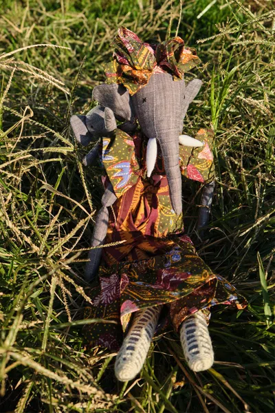 Shop Ulla Johnson Elephant & Baby Doll In Pine Floral
