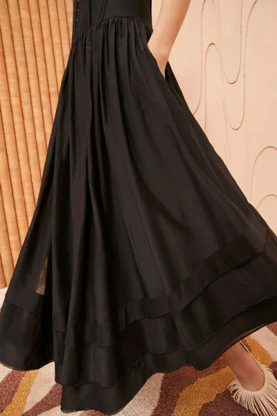 Shop Ulla Johnson Faye Dress In Noir
