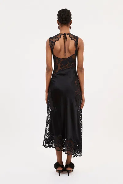 Shop Ulla Johnson Kaia Dress In Noir