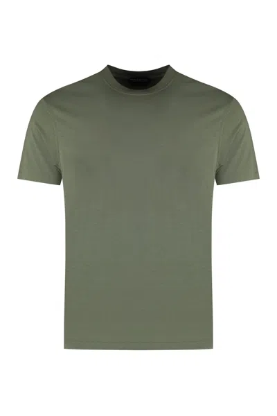 Shop Tom Ford Cotton Blend T-shirt In Green