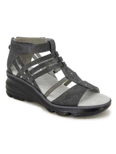Shop Jbu By Jambu Orlando Womens Leather Embellished Ankle Strap In Black