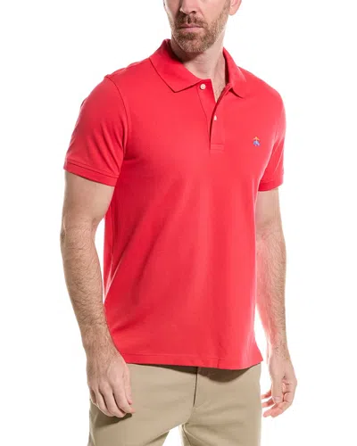 Shop Brooks Brothers Pique Polo Shirt In Pink
