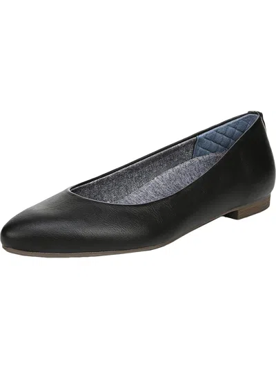 Shop Dr. Scholl's Shoes Aston Womens Comfort Insole Flats In Black