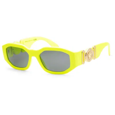 Shop Versace Men's 53mm Sunglasses In Yellow